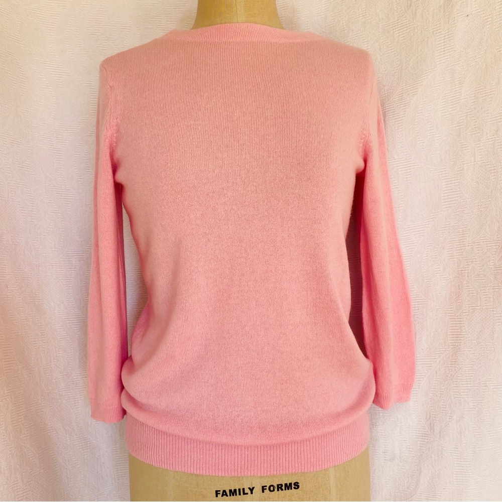 Pure Cashmere S/M baby pink sweater. EUC